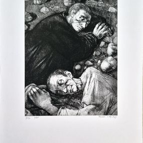 Print, Le sommeil des Apôtres (9e état), Michel Ciry