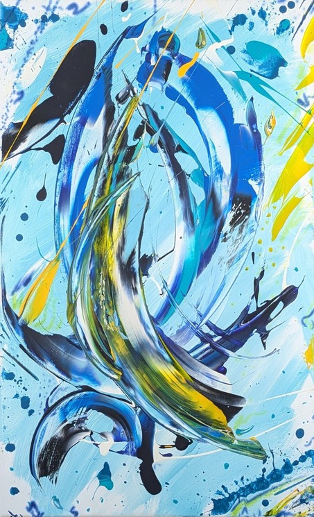 Daniel Timko, Kamil, Painting on canvas