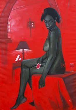 Peinture, Monopoly Girl, Ajegbomogun Damilola