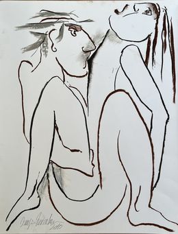 Dibujo, Le baisier 1, Jacques Tenenhaus