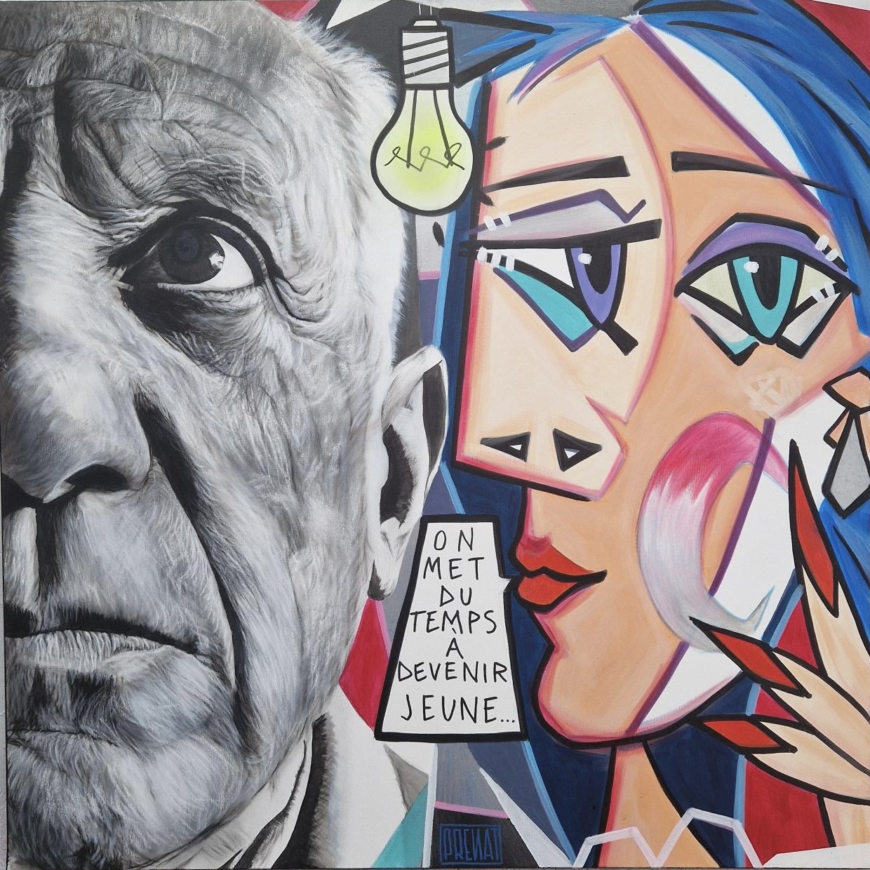 Fabrice Prenat, On Met du temps à devenir Jeune. Picasso Fabrice Prenat, On Met du temps à devenir Jeune. Picasso