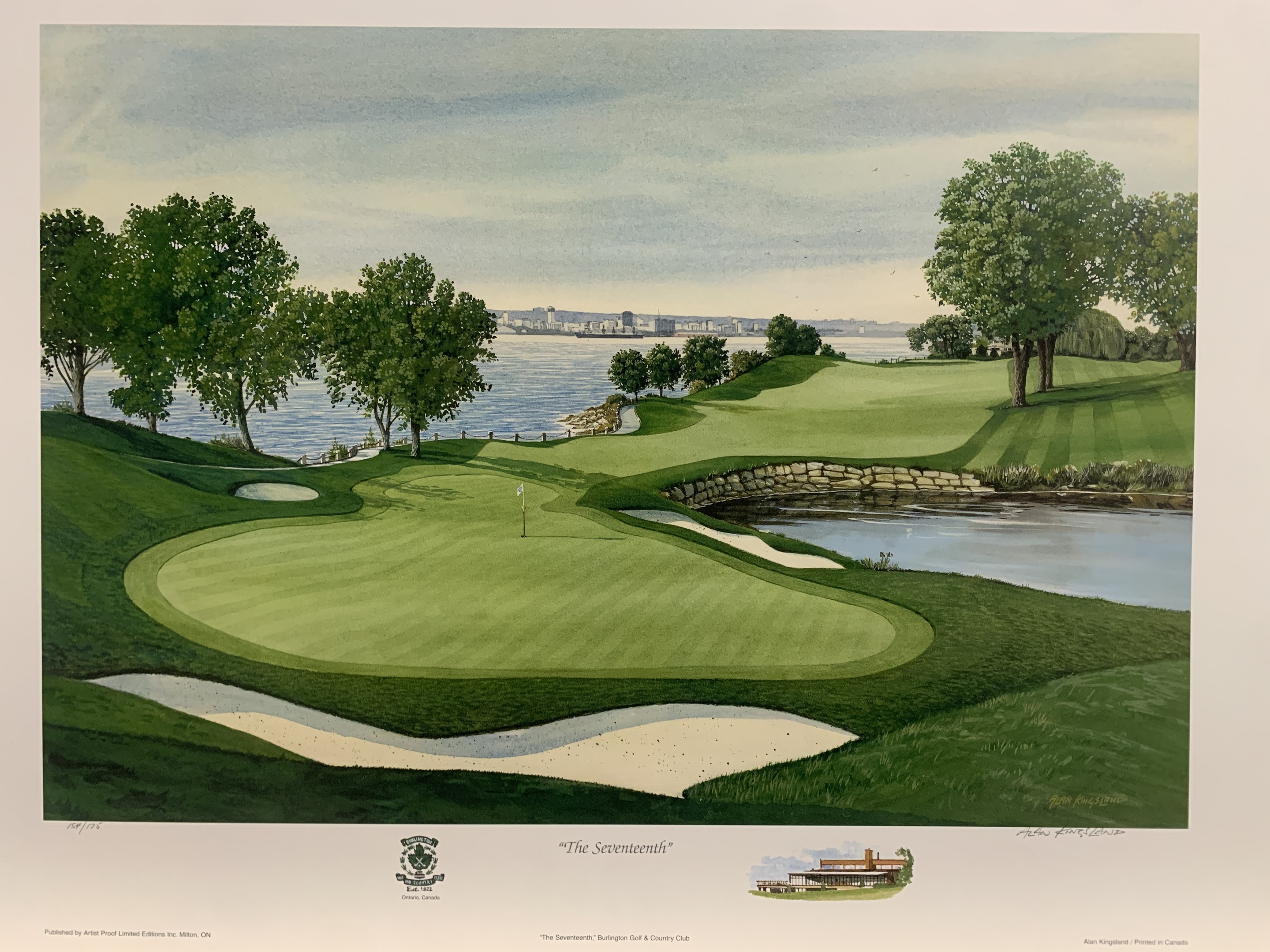 Alan Kingsland, The Seventeenth - the Burlington Golf and Country Club Alan Kingsland, The Seventeenth - the Burlington Golf and Country Club