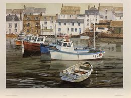 Print, Fishing Boats, Alan Kingsland