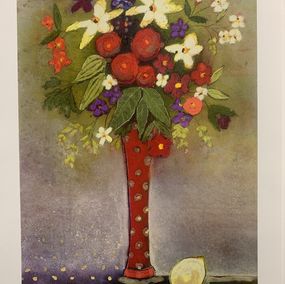 Print, Red Vase, Aleah Koury