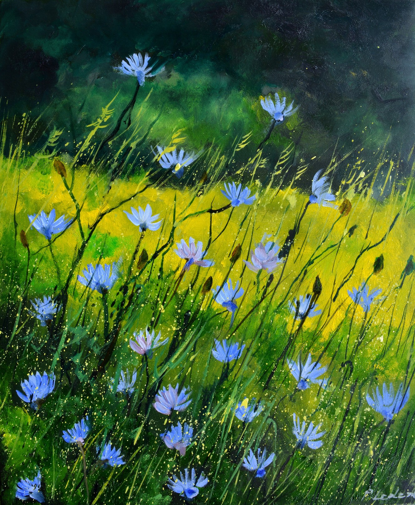 Pol Ledent, Wild chicorees Pol Ledent, Wild chicorees