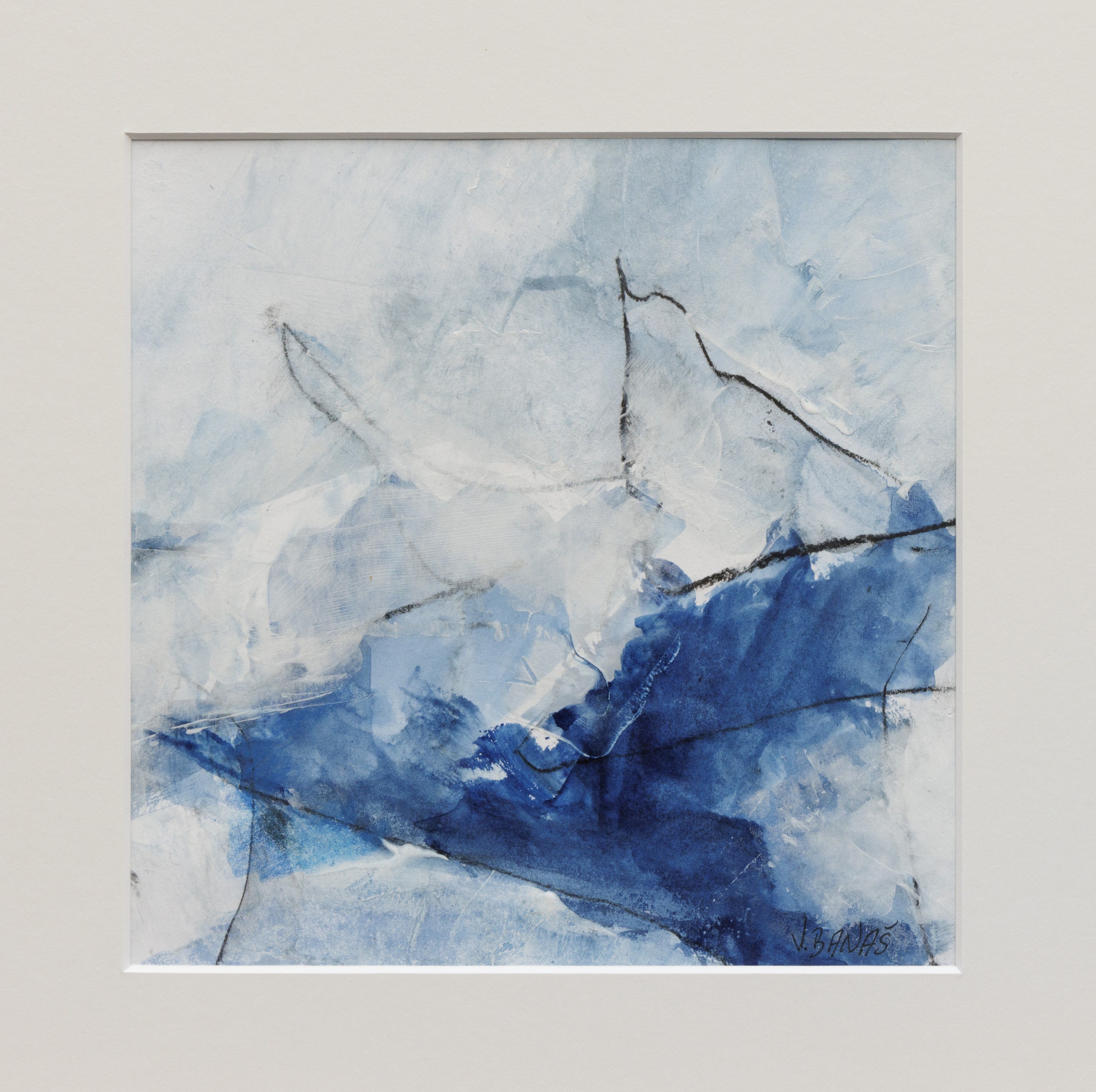 Virginie Banas, Quand rêvent les nuages 1 - Art abstrait Virginie Banas, Quand rêvent les nuages 1 - Art abstrait