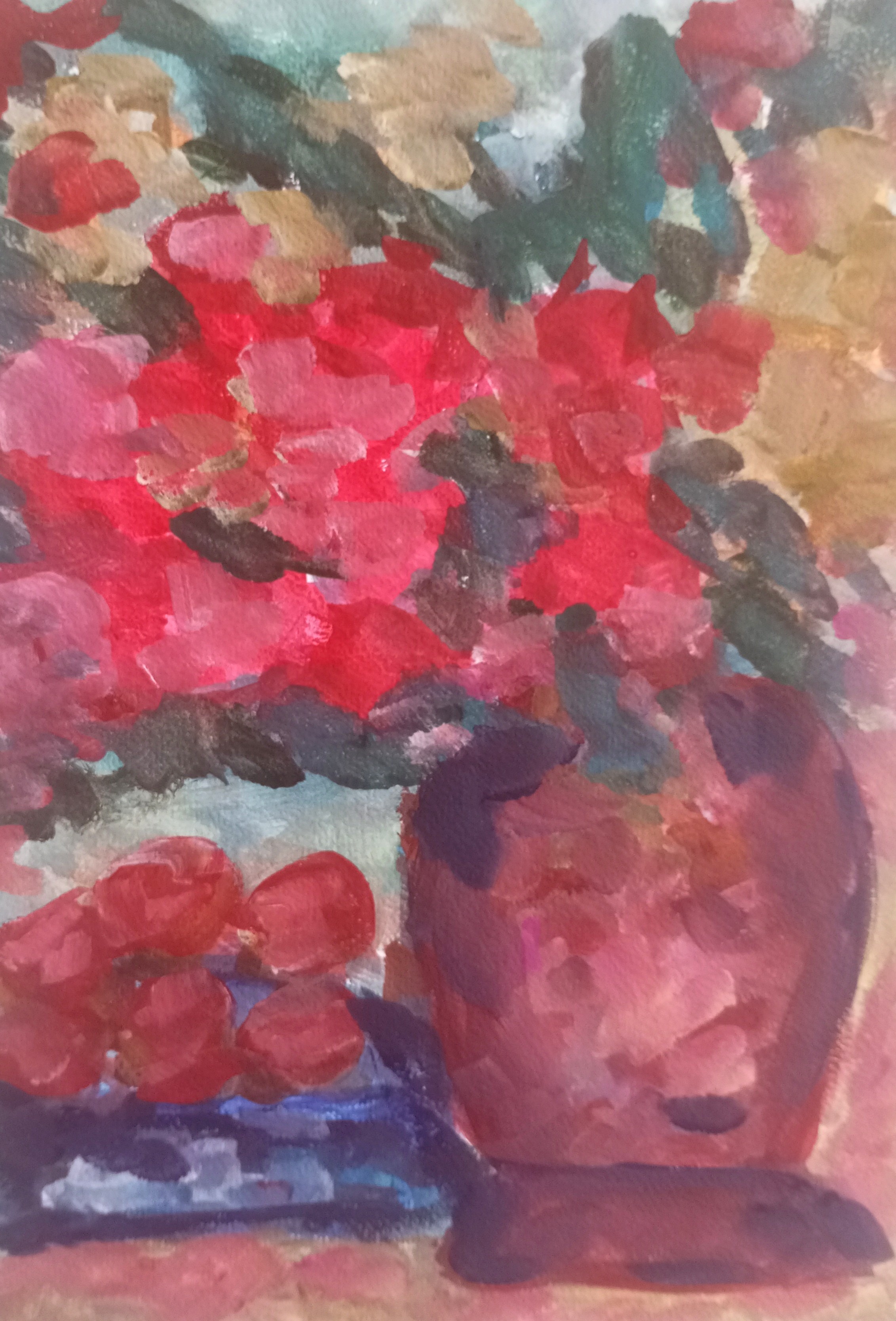 Natalya Mougenot, Delicate flowers and apples in summer Natalya Mougenot, Delicate flowers and apples in summer
