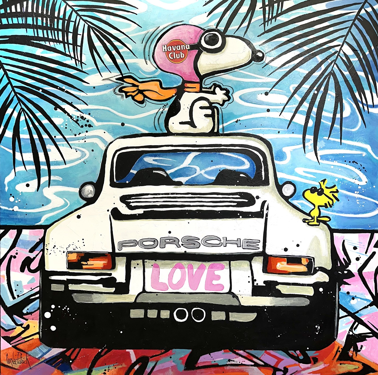 Patrick Cornée, Snoopy et la Porsche 911, la vie est belle Patrick Cornée, Snoopy et la Porsche 911, la vie est belle