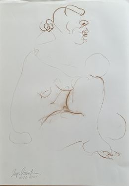 Dibujo, Pastel 2001-nu-1, Jacques Tenenhaus