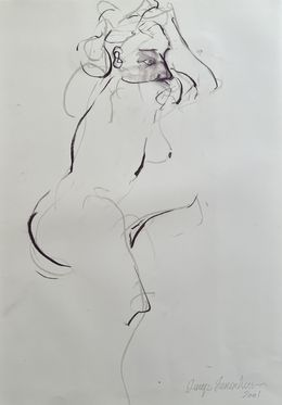 Dibujo, Pastel 2001-nu-5, Jacques Tenenhaus