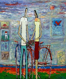 Peinture, Love Story I, Alik Gerber