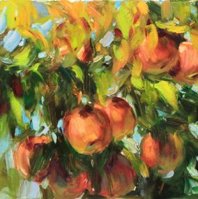 Peinture, Apples in the garden, Serhii Cherniakovskyi