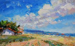 Painting, Sunny day on the beach, Alisa Onipchenko-Cherniakovska