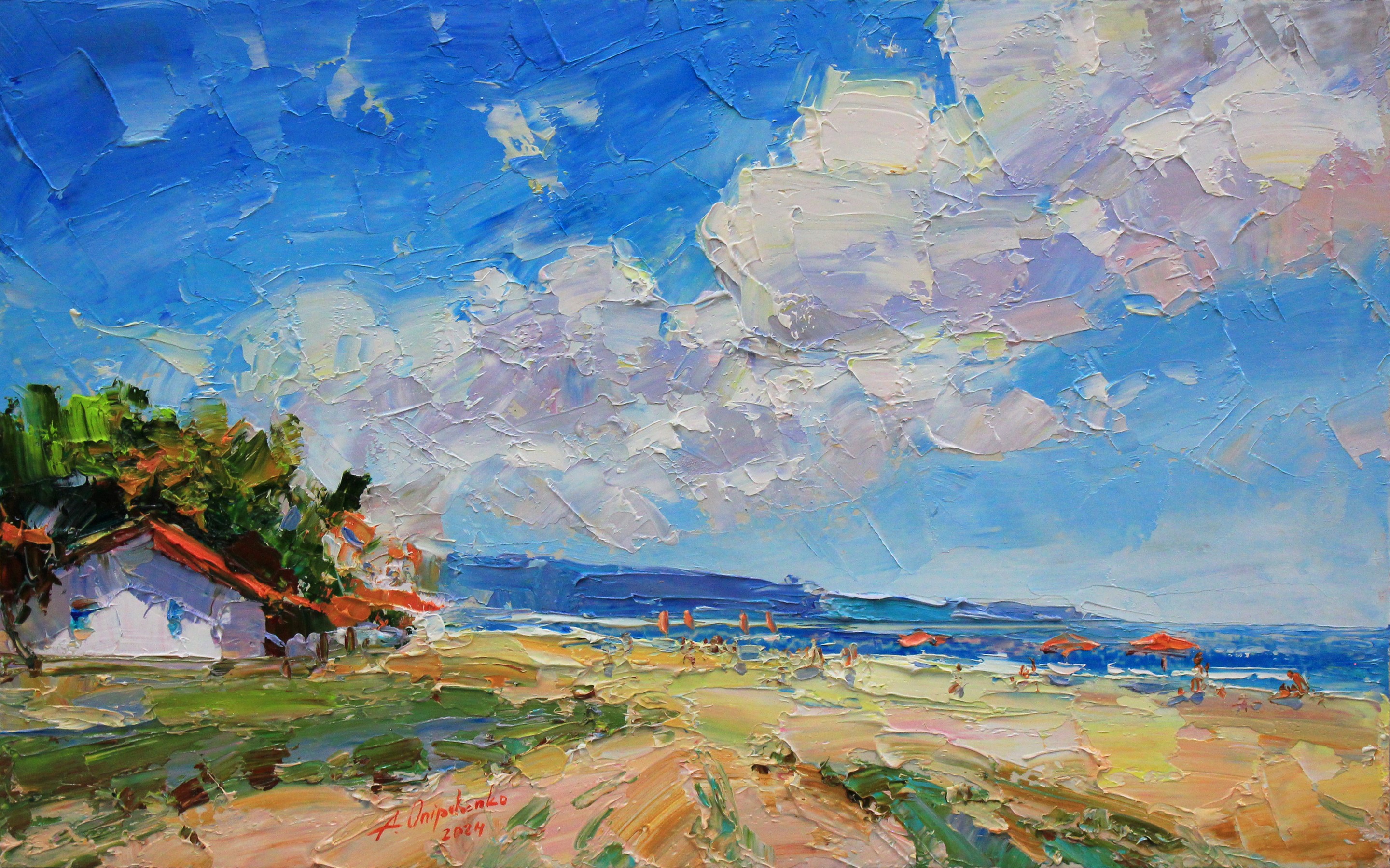 Alisa Onipchenko-Cherniakovska, Sunny day on the beach Alisa Onipchenko-Cherniakovska, Sunny day on the beach