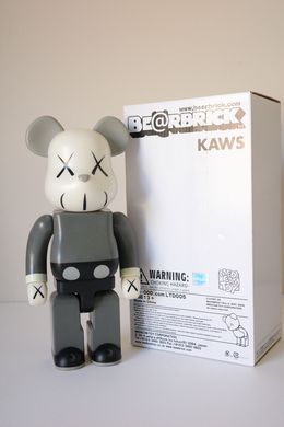 Design, Kaws X Be@rbrick  Companion Grey 400%, Kaws