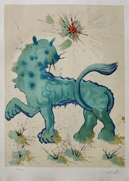 Print, Leo, from Signs of the Zodiac, Salvador Dali