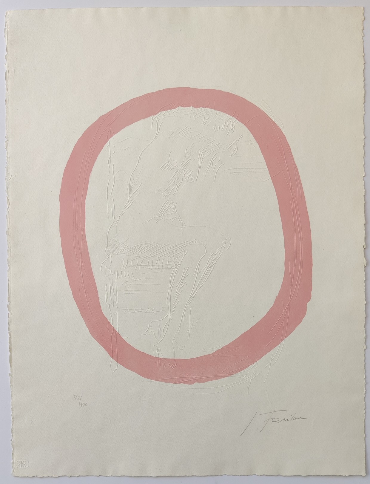 Lucio Fontana, Nudo rosa Lucio Fontana, Nudo rosa