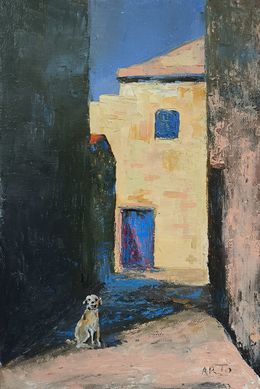 Painting, The Keeper of The Yard, Arto Mkrtchyan