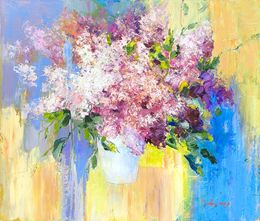 Painting, Lilacs Symphony, Hrach Baghdasaryan