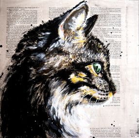 Pintura, Basel Cat Katze, Bazévian Delacapucinière