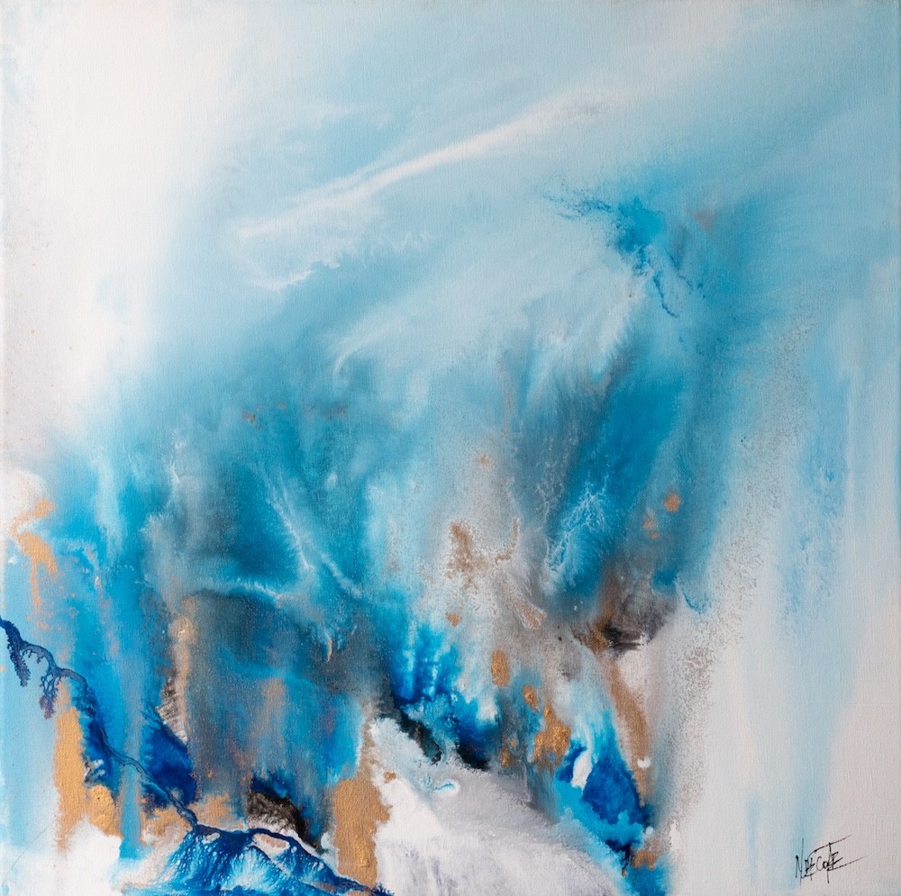 Nicole Decote, Respire – N°02 - Paysage marin abstrait Nicole Decote, Respire – N°02 - Paysage marin abstrait