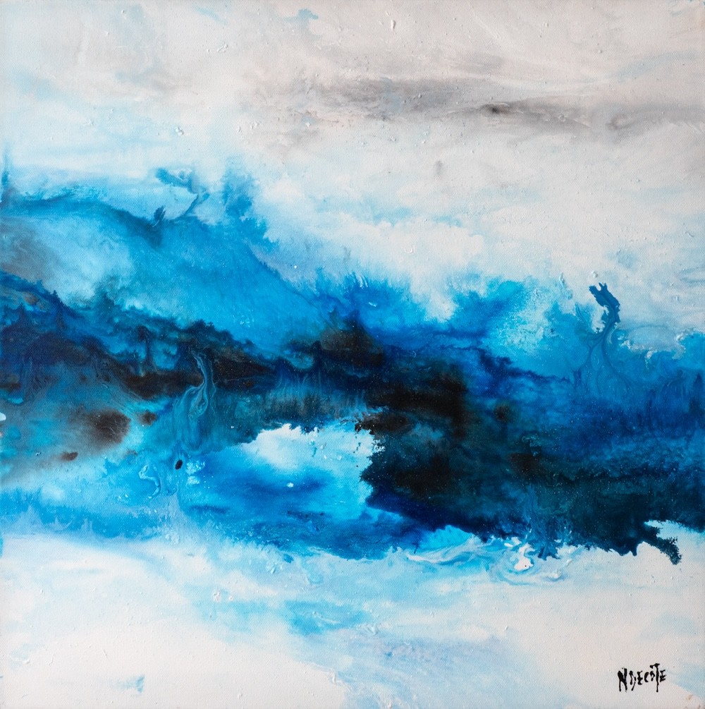 Nicole Decote, Entre ciel et mer - N°02 - Paysage marin abstrait Nicole Decote, Entre ciel et mer - N°02 - Paysage marin abstrait