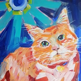 Pintura, Just a cat, Lorena Fonsato