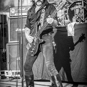 Photography, Lemmy Kilmister of Mötorhead, Shoreline Amphitheater, Mountain View, Jérôme Brunet