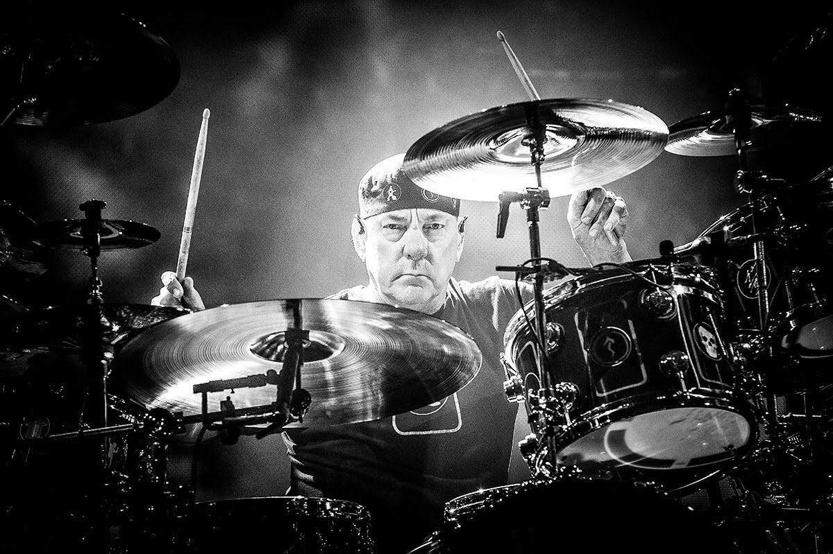 Jérôme Brunet, Neil Peart of RUSH Live at Concord Pavilion Jérôme Brunet, Neil Peart of RUSH Live at Concord Pavilion