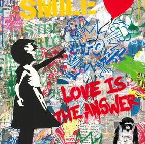 Painting, Balloon Girl - Love is the Answer, Mr Brainwash