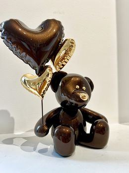 Escultura, Teddy Love Marron/Chrome Or, Nicolas Krauss