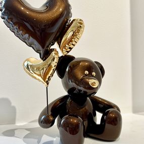 Escultura, Teddy Love Marron/Chrome Or, Nicolas Krauss