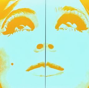 Painting, Edie Sedgwick Diptych, Victoria White