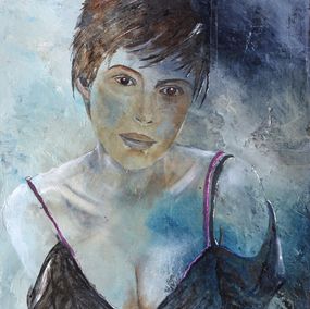 Pintura, Thoughtful girl, Pol Ledent