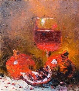 Painting, Crimson Delight, Narek Qochunc