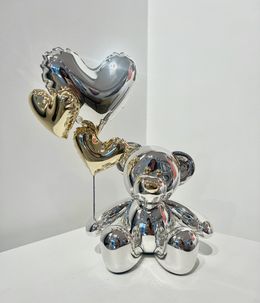 Escultura, Teddy Love Chrome Argent/Or Prestige, Nicolas Krauss