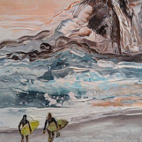 Painting, Surfers, Lika Kakhidze