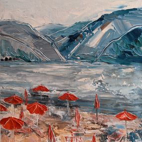 Peinture, Front of the mountain and the sea, Lika Kakhidze