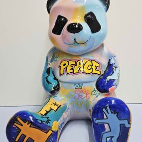 Sculpture, Panda peace, Shelby