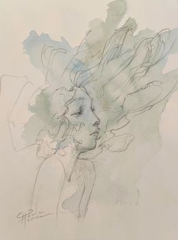 Fine Art Drawings, Profil vert, Valérie Hadida