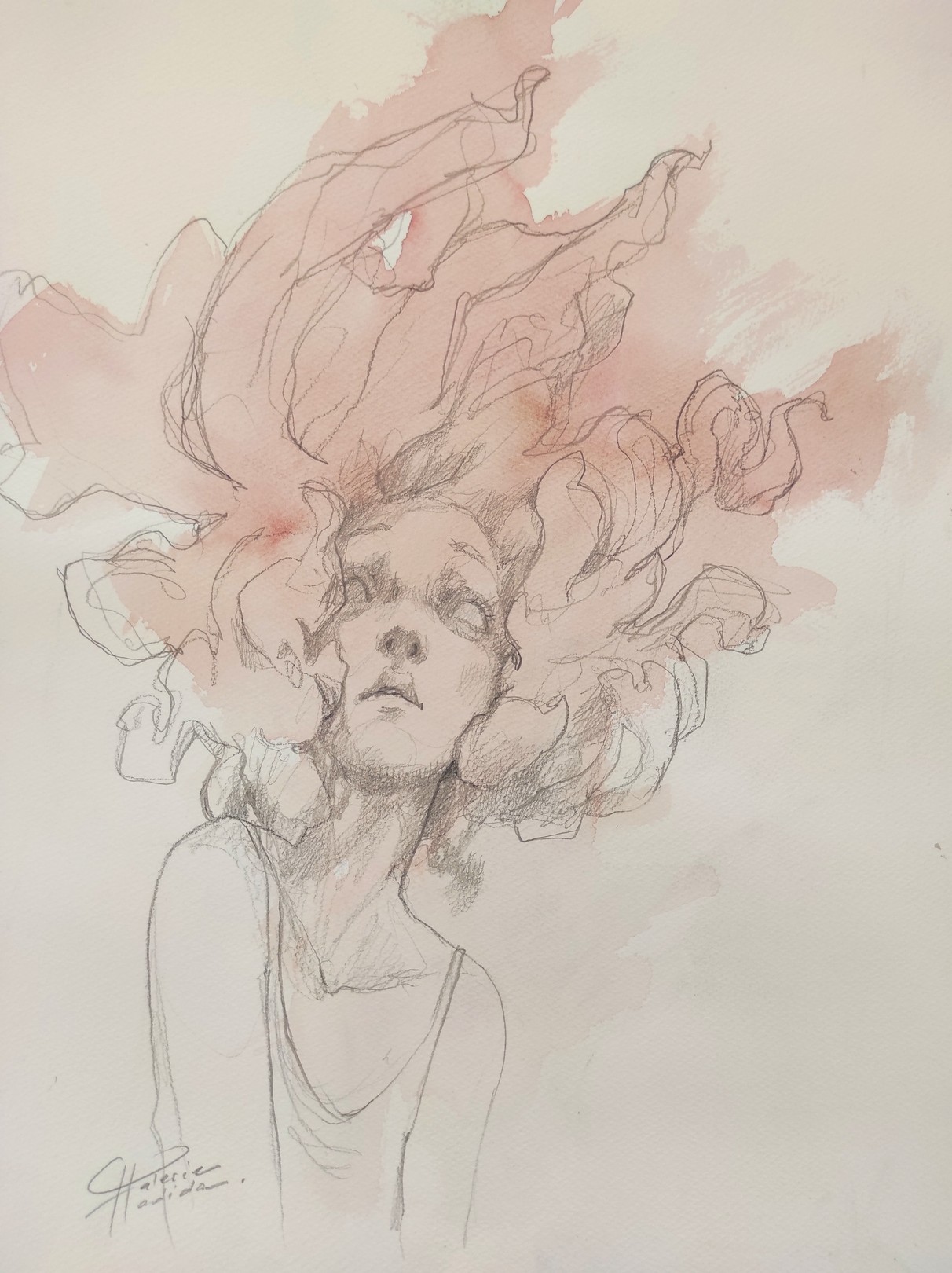 Valérie Hadida, Tête rose Valérie Hadida, Tête rose