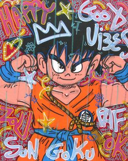 Painting, Happy san goku, Rico Sab