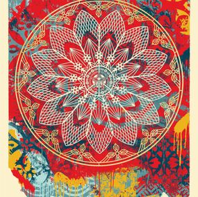 Edición, Collage Peace Mandala (Red), Shepard Fairey (Obey)