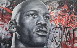 Peinture, His Airness, Fabrice Prenat