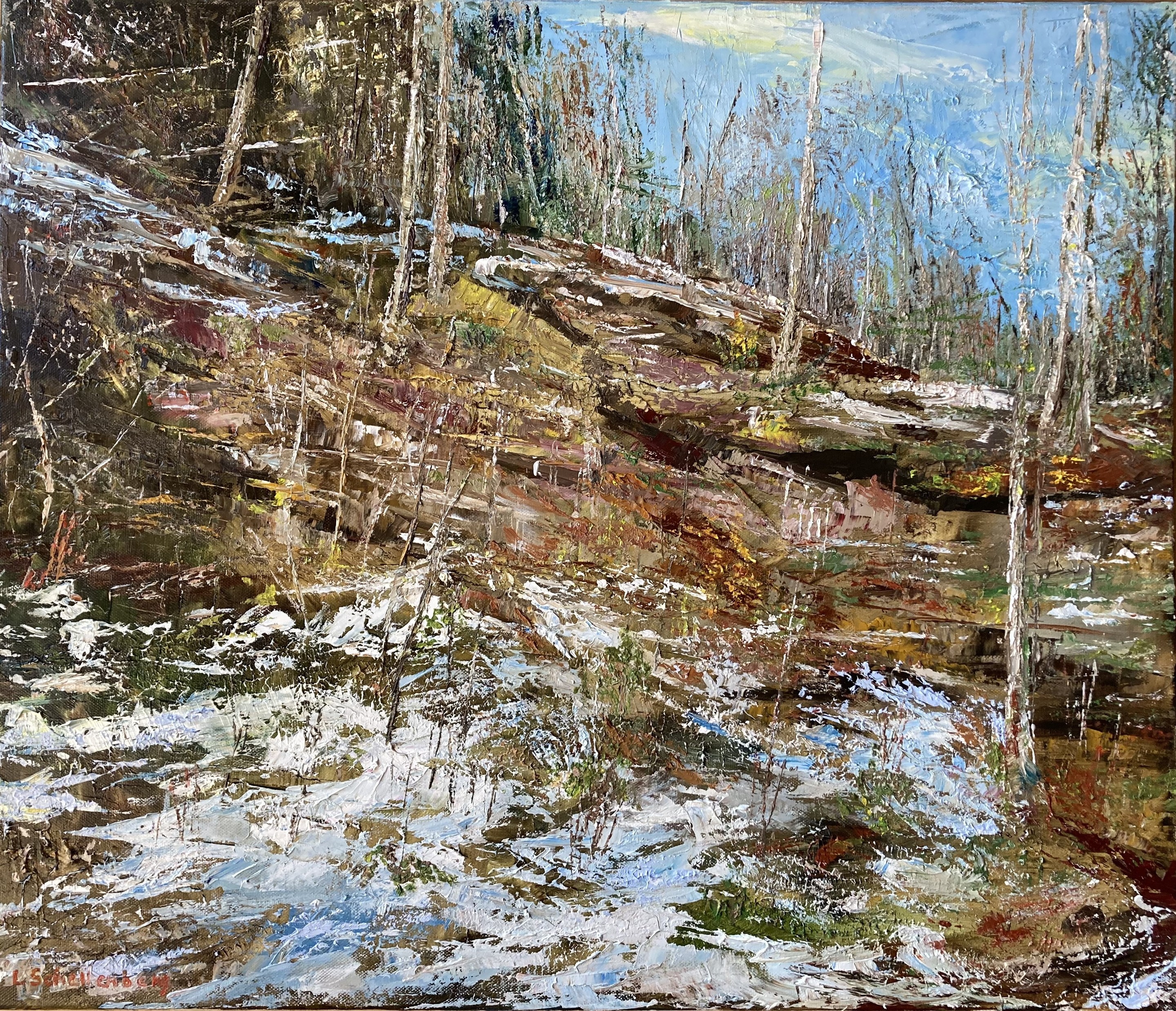 Lusie Schellenberg, Herbststimmung. Original painting Lusie Schellenberg, Herbststimmung. Original painting