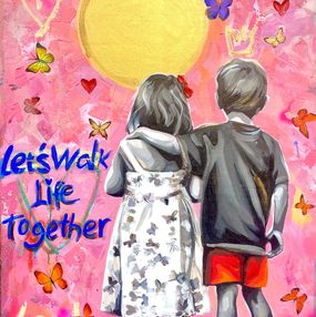 Peinture, Let’s Walk Life Together, Yasna Godovanik