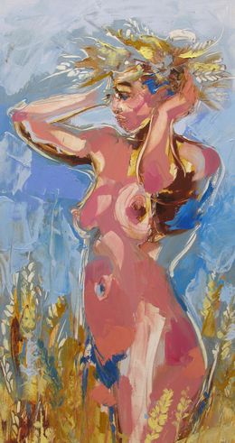 Peinture, Femme ukrainienne, Olena Siniuhina