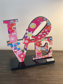 Skulpturen, Célébration à LOVE de Robert Indiana et à Takashi Murakami - Edition Limitée, Brain Roy