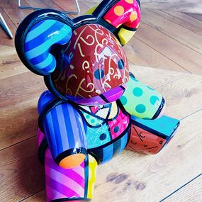 Sculpture, Teddy Bear, Romero Britto