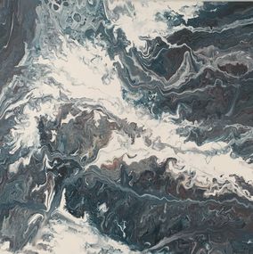 Gemälde, Clashing Waves, Els Kampert